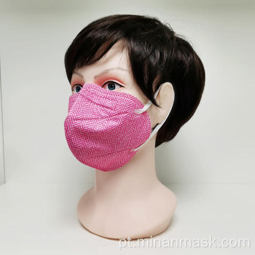Máscara facial descartável em tecido não tecido